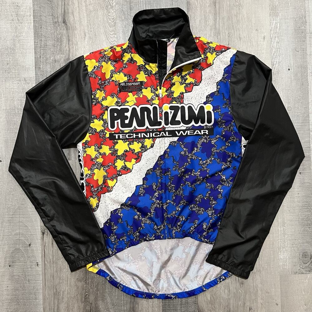 VTG Pearl Izumi Field Sensor Cycling Jersey Long Sleeve Technical Wear Full Zip